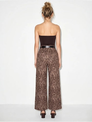 Wide Leg Pantalon 'Hose' Bianco Lucci en marron