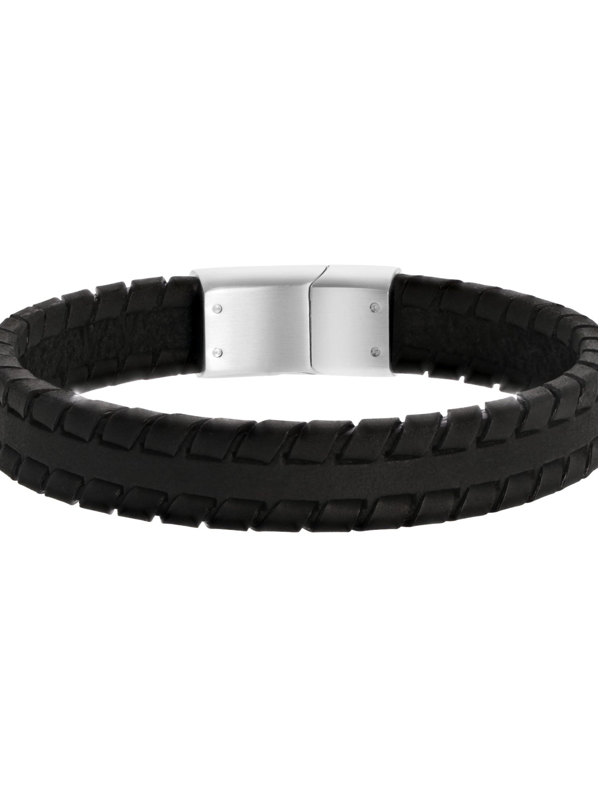 Bracelet 'Urban Story' Lucardi en noir : devant