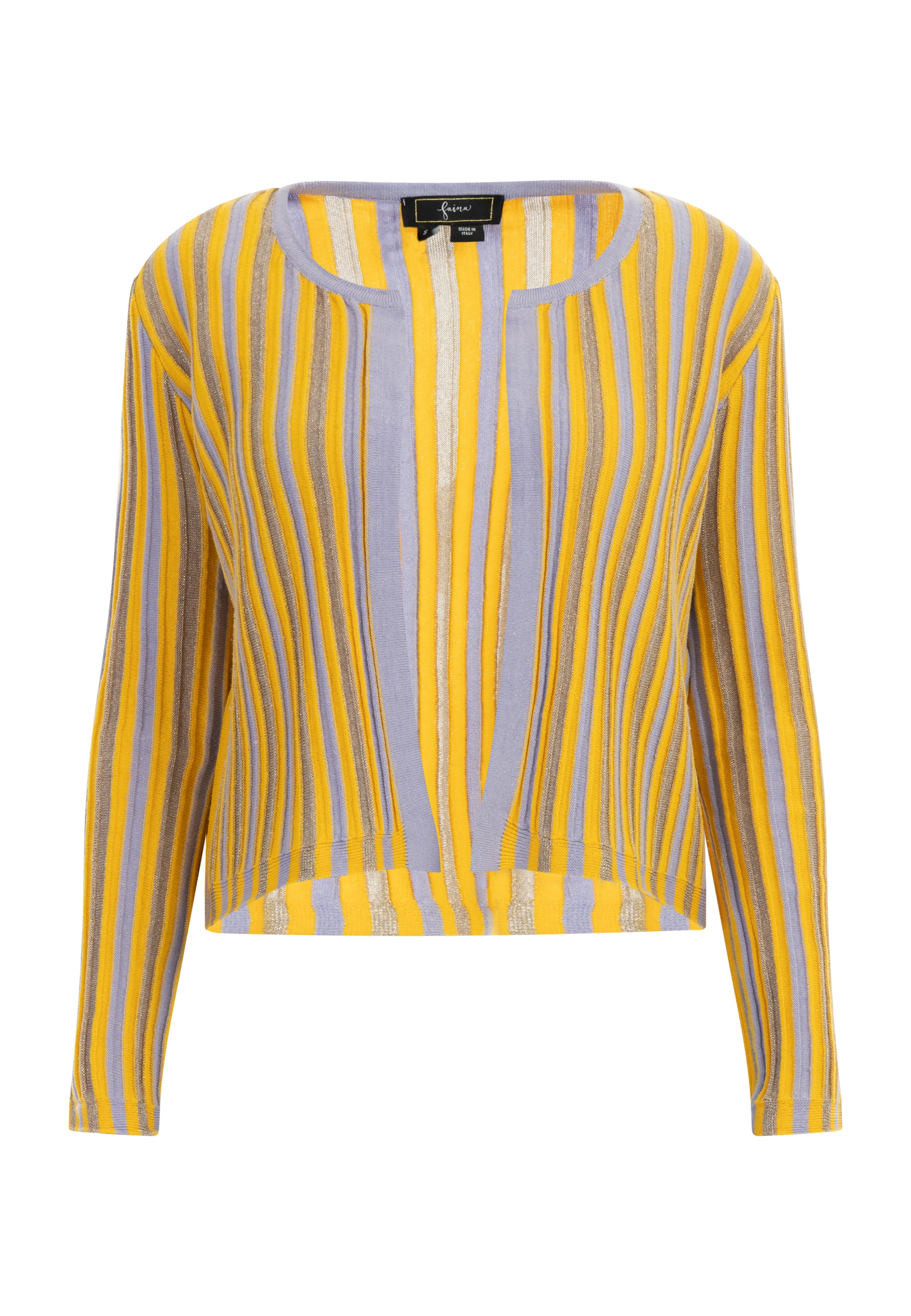 faina Kardigán - Žltá: predná strana