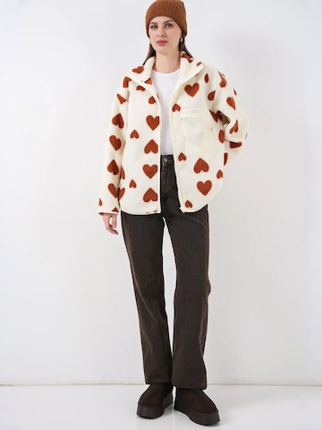 Veste mi-saison 'Kunstpelzmäntel' Bigdart en beige