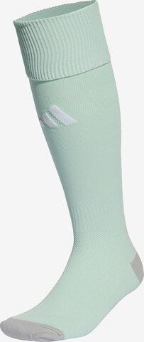 ADIDAS PERFORMANCE - Meias de desporto 'Milano 23' em verde: frente