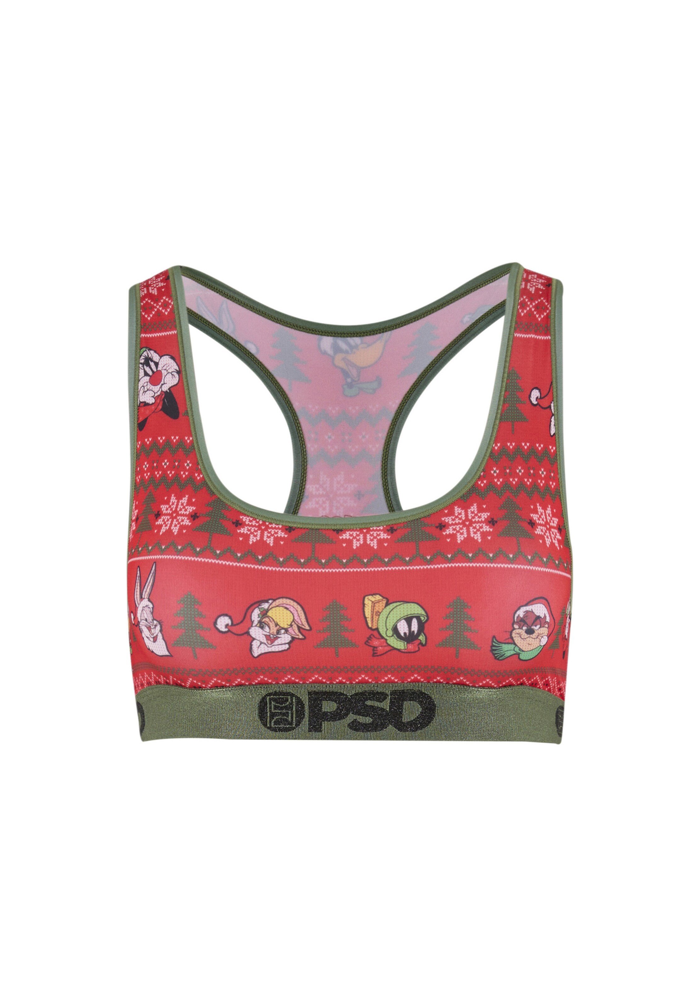 PSD Bralette Bra 'Jolly' in Red: front