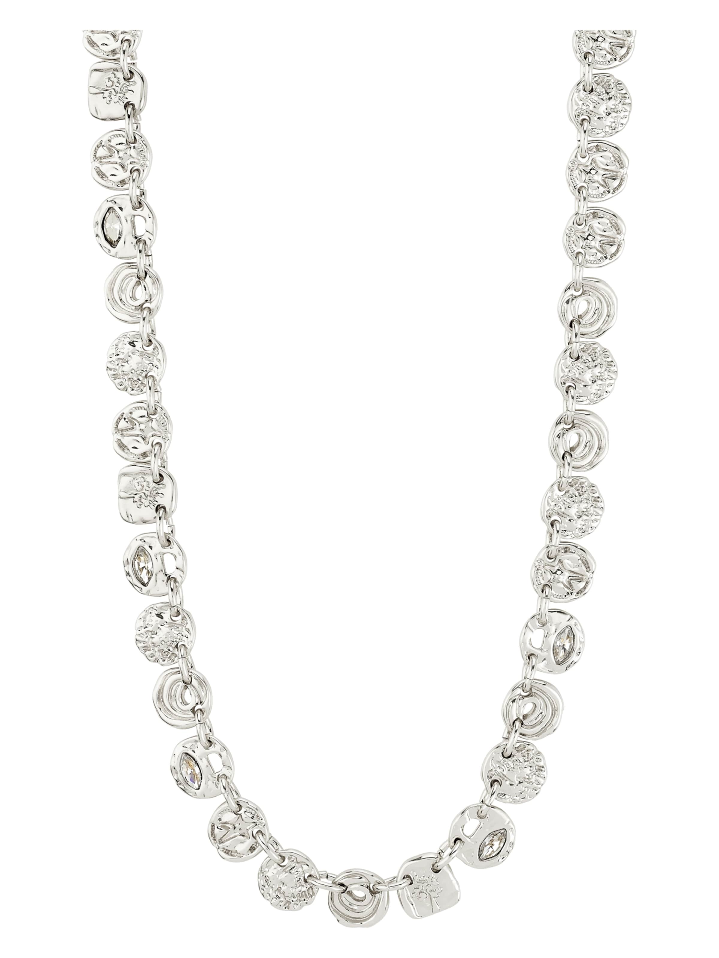 Pilgrim Necklace 'Fire' in Silver