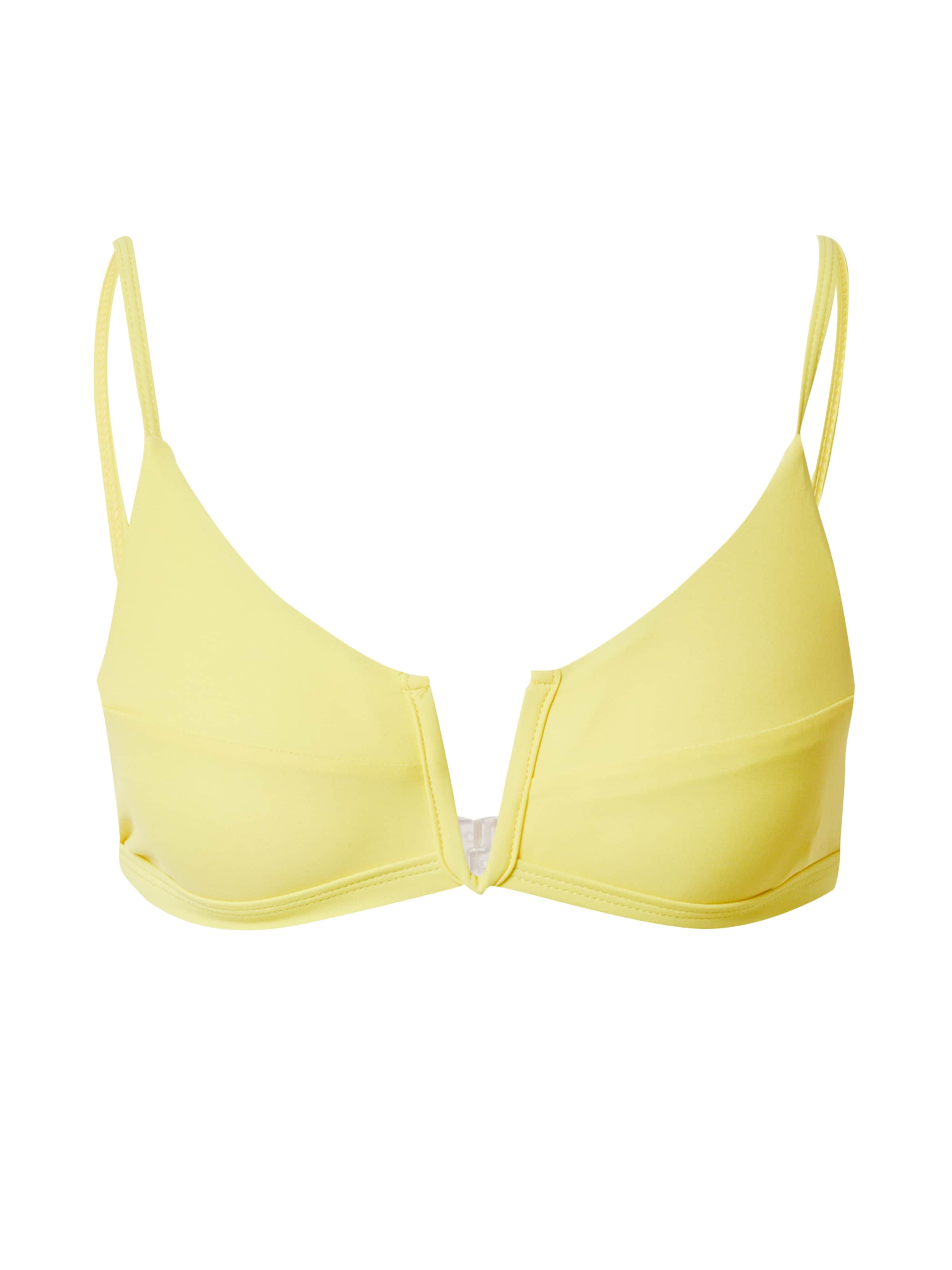 Invisible Hauts de bikini Misspap en jaune : devant