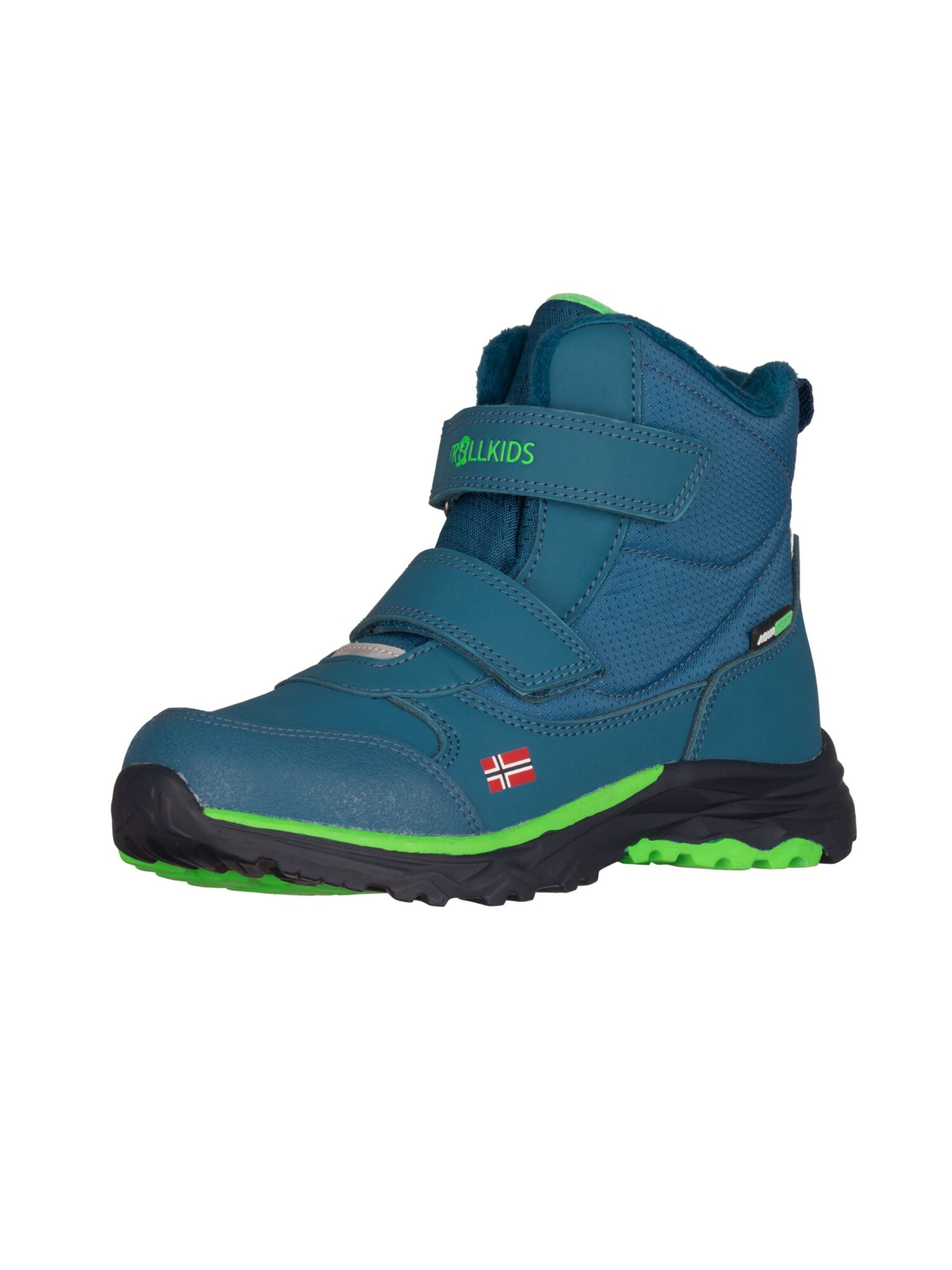 TROLLKIDS Snow Boots in Blue: front