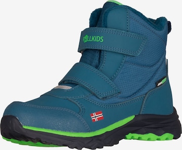 TROLLKIDS Snow Boots in Blue: front