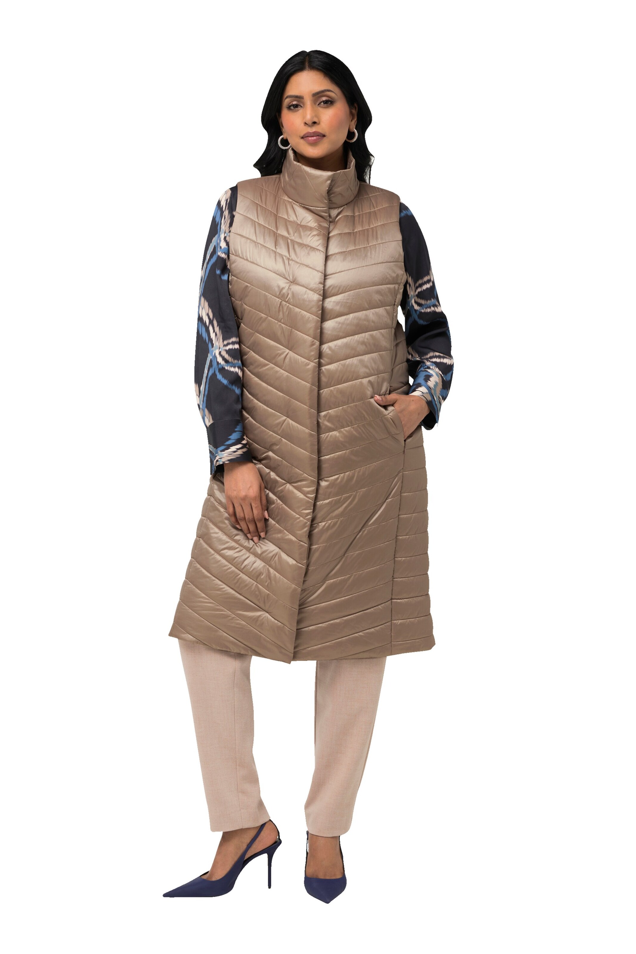 Ulla Popken Weste in Beige