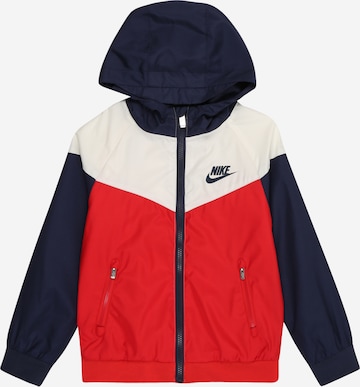 Nike Sportswear Демисезонная куртка 'WINDRUNNER' в Синий: спереди