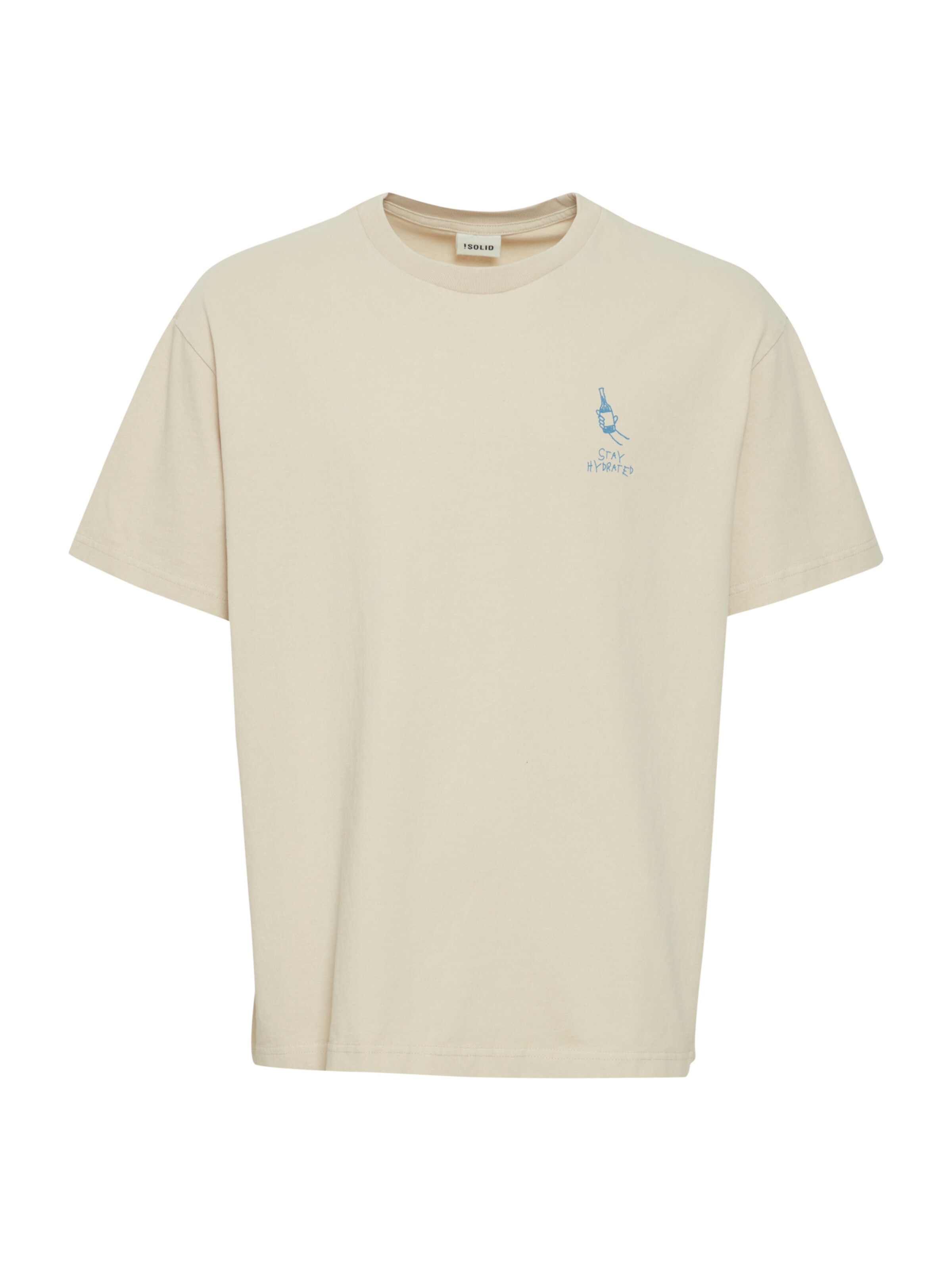 Maglietta 'Ismail' di !Solid in beige: frontale