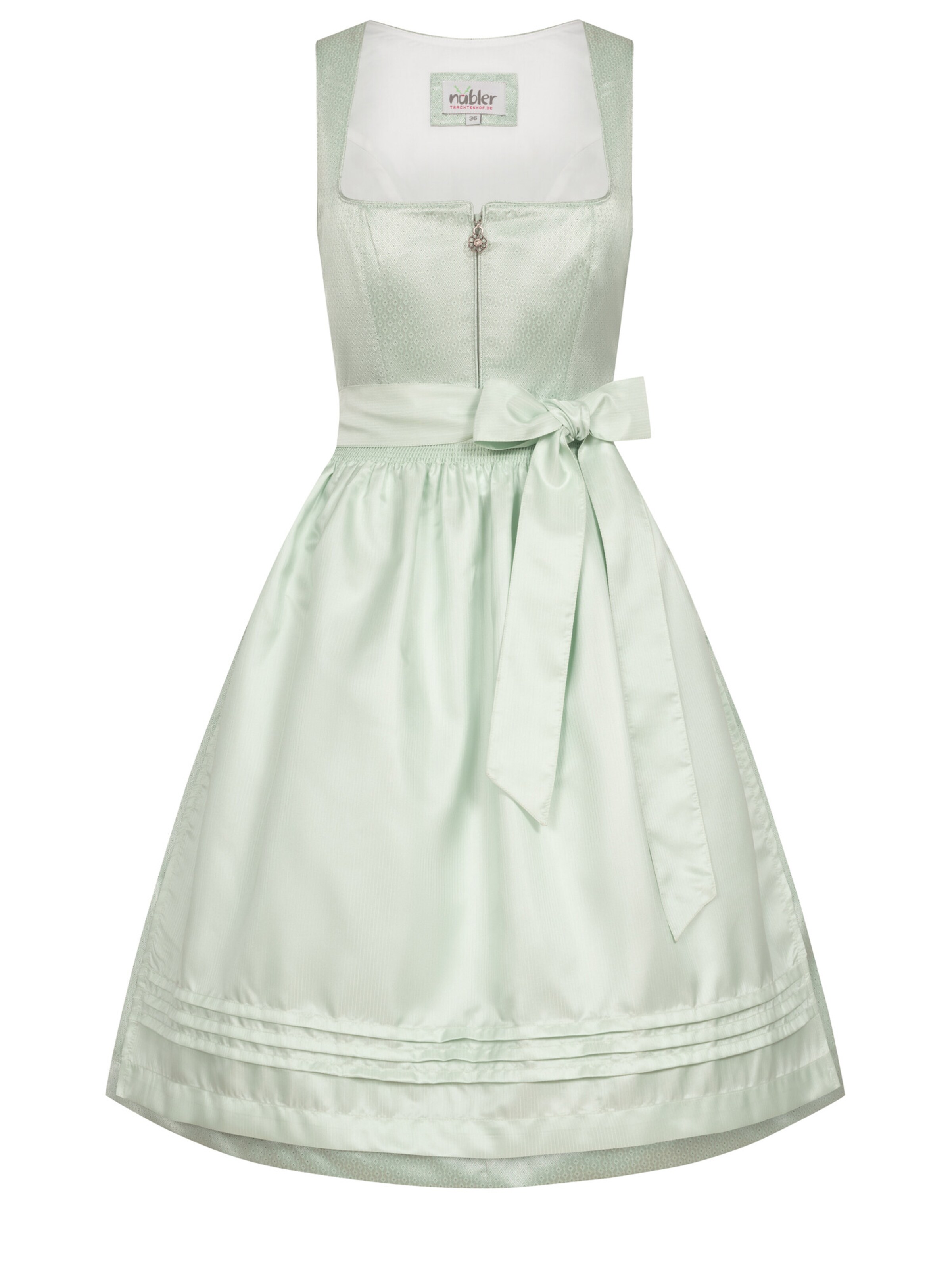 Trachtenhof Nübler Dirndl 'Midi Dirndl Gina'‌‌‌‌‌‌‌ in Grün: Vorderseite