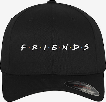 Mister Tee Cap ' Friends' in Schwarz: predná strana