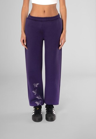 Felicious Tapered Pants in Purple: front