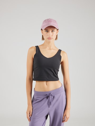 Bustier Soutien-gorge de sport 'Sense' aim'n en noir : devant