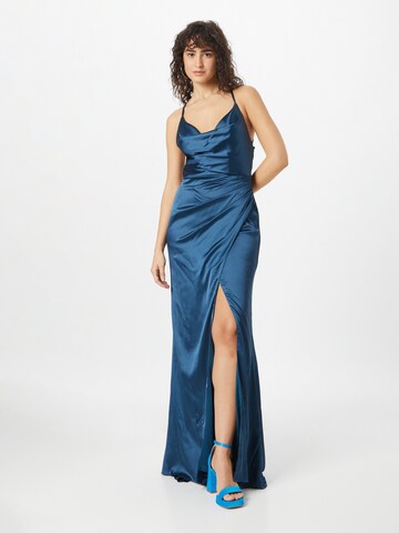 LaonaVečernja haljina - plava boja: prednji dio