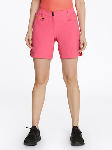 ZIENER Slim fit Workout Pants 'NEJA' in Pink: front
