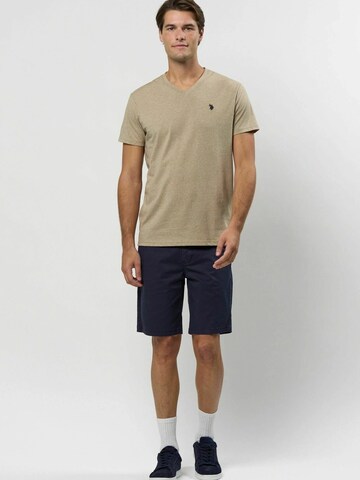 U.S. POLO ASSN. Tričko ' Cem V ' – béžová
