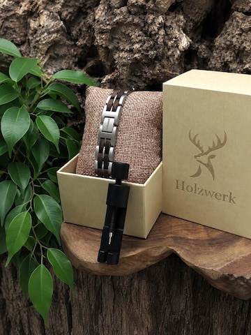 Holzwerk Bracelet 'ORTHSEE' in Silver