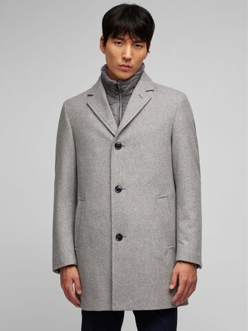 HECHTER PARIS Between-seasons coat in Grey: front