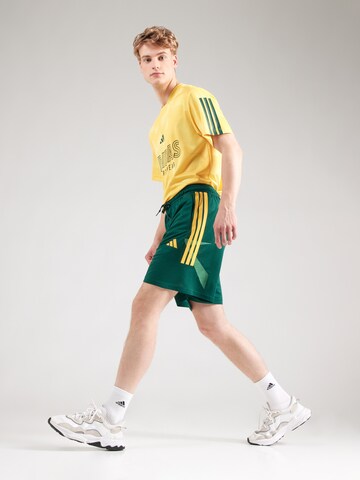 ADIDAS PERFORMANCE tavaline Spordipüksid 'Essentials', värv roheline