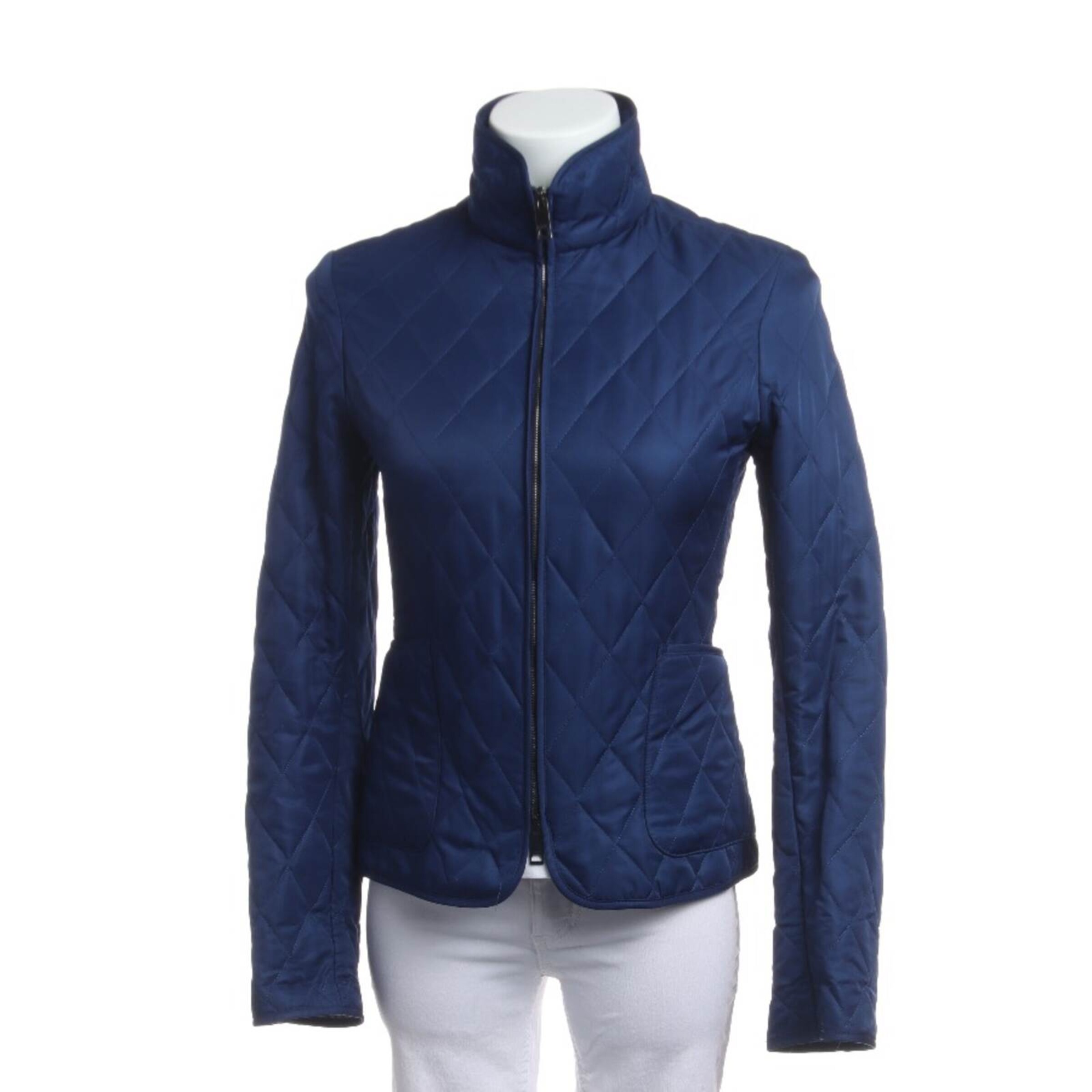 BURBERRY Jacket & Coat in XS in Blue: front