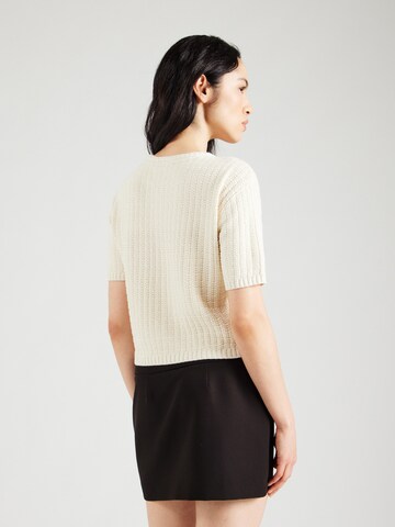 VILA Gebreid vest 'VITUT' in Beige