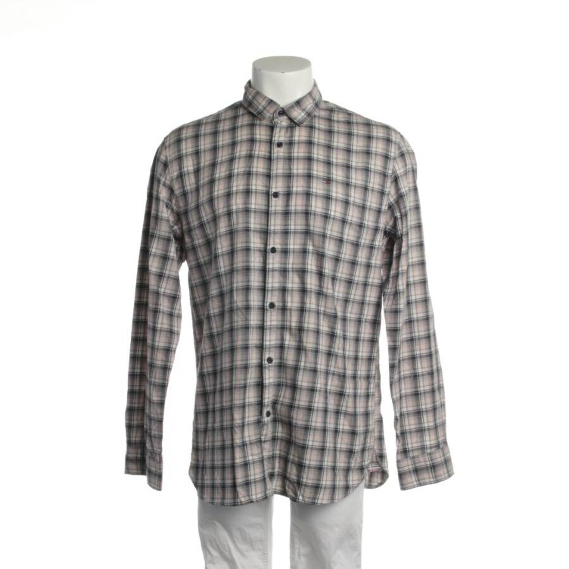 Tommy Jeans Freizeithemd / Shirt / Polohemd langarm in L in mischfarben, Produktansicht