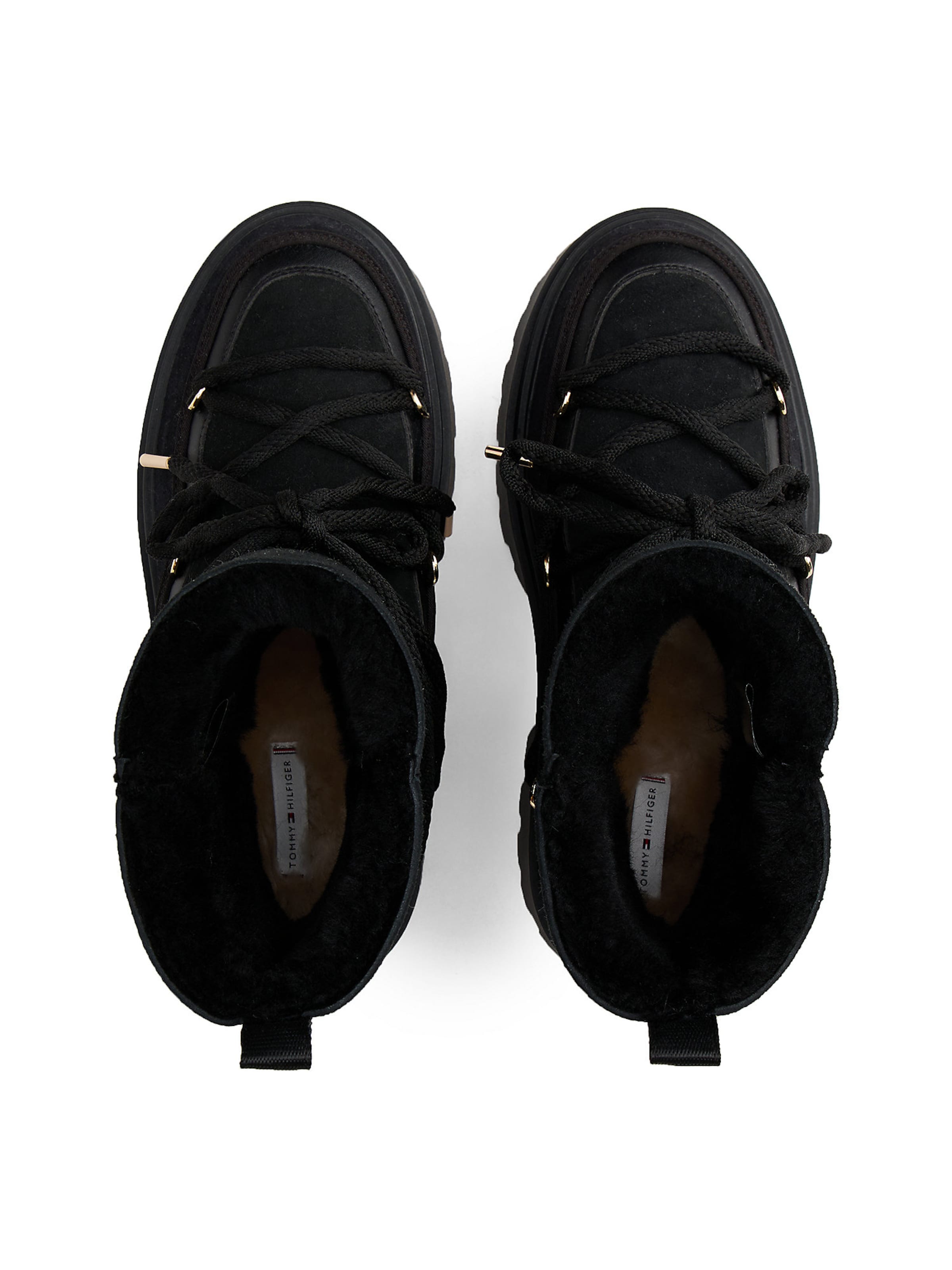 Bocanci de zăpadă de la TOMMY HILFIGER pe negru