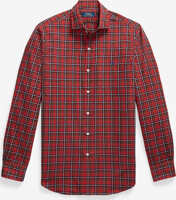 Polo Ralph Lauren Slim fit Overhemd in Rood: voorkant