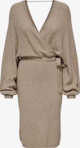 pilka ONLY Megzta suknelė 'ONLIbi': priekis