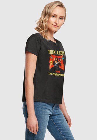 Merchcode Shirt 'Thin Lizzy - LAD Bootleg' in Zwart