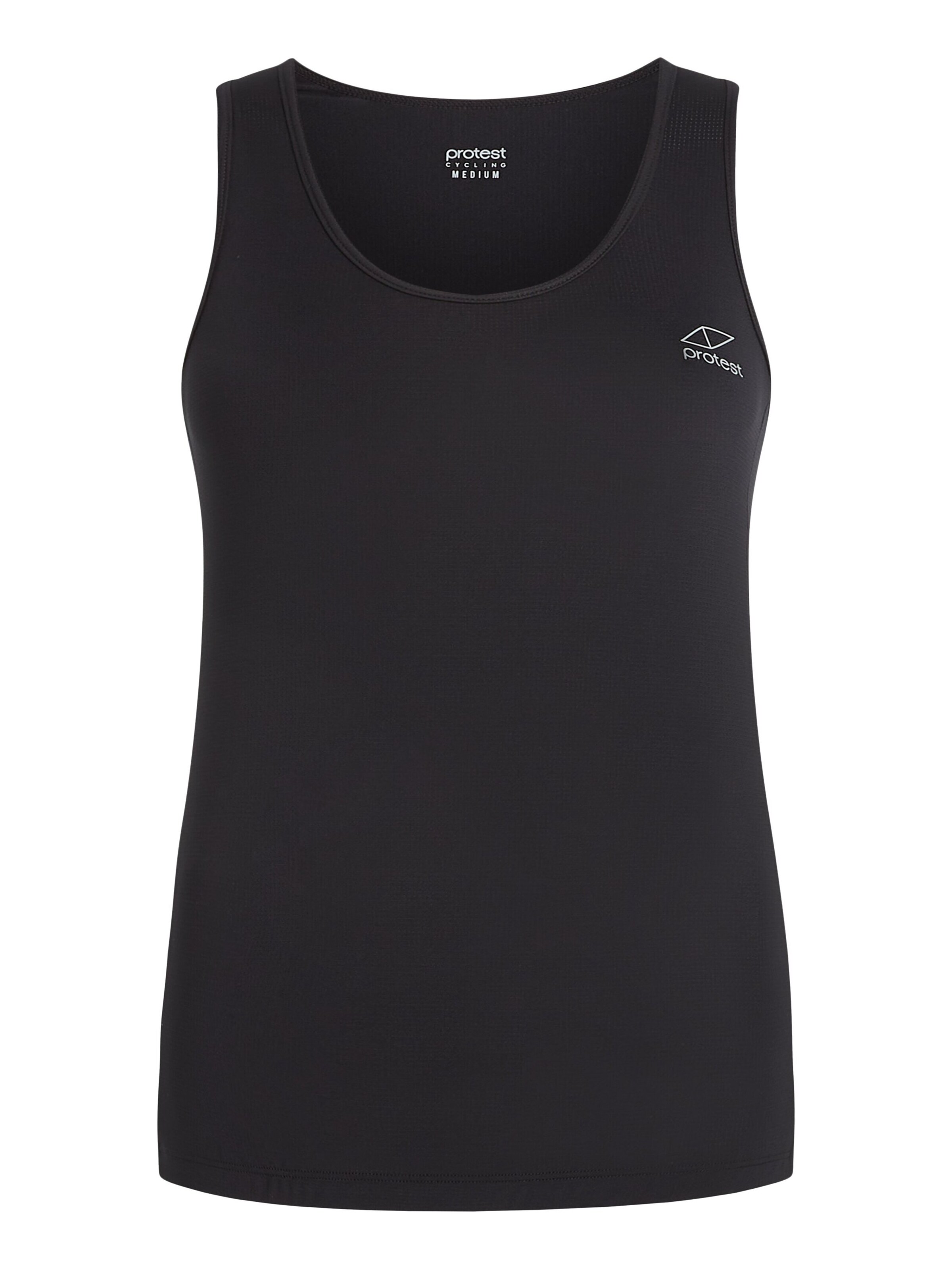 PROTEST Sporttop 'PRTAUSTRAL'‌‌‌‌‌‌‌‌ in Schwarz: Vorderseite