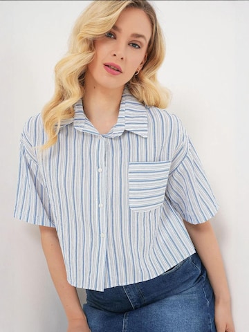 Bigdart Bluse in Blau