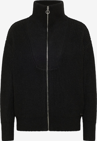 Cardigan DreiMaster Vintage en noir : devant