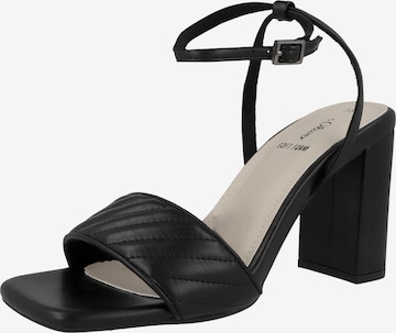 s.Oliver Sandals in Black: front