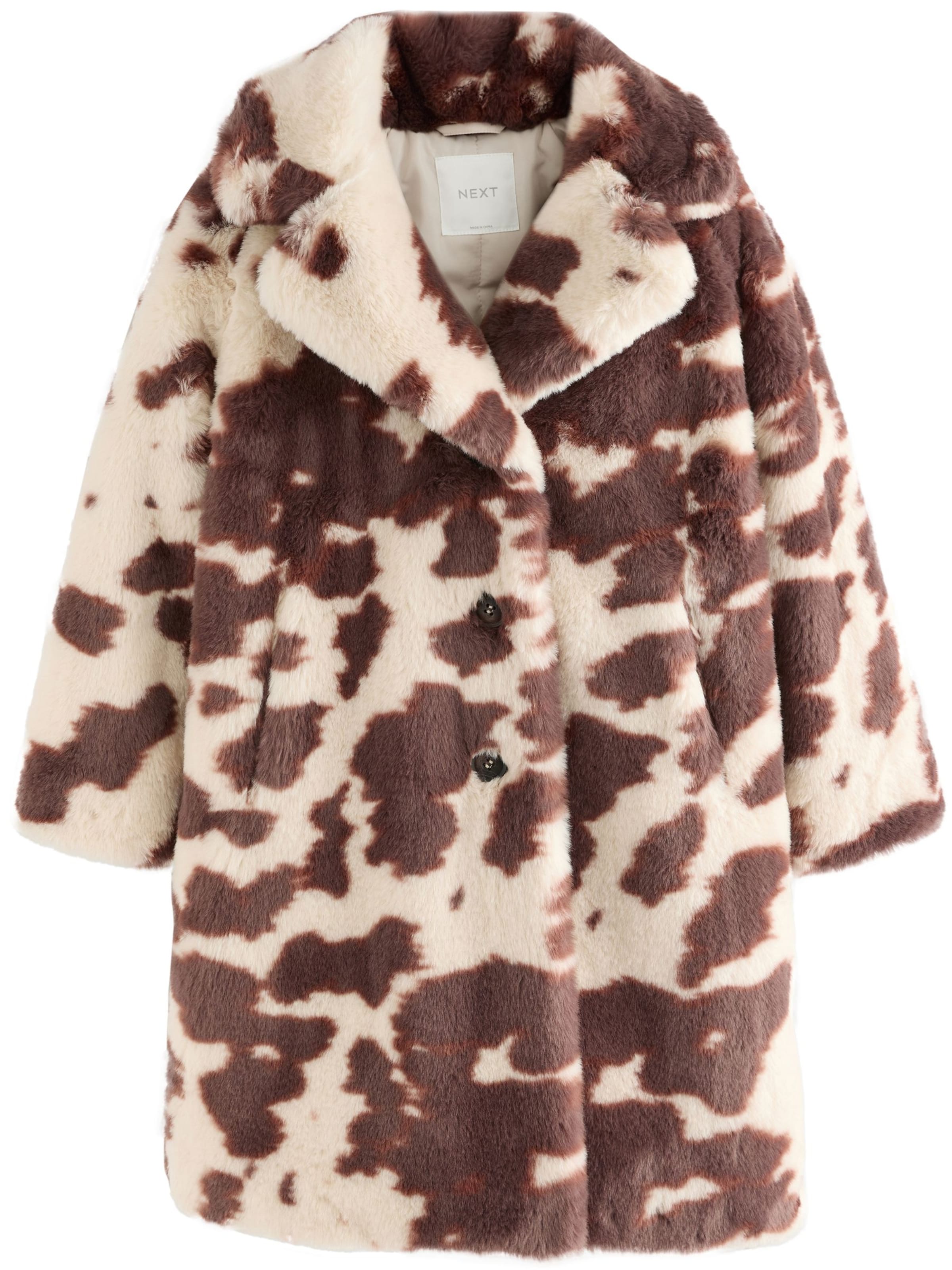 Next Płaszcz w kolorze brązowy: przód