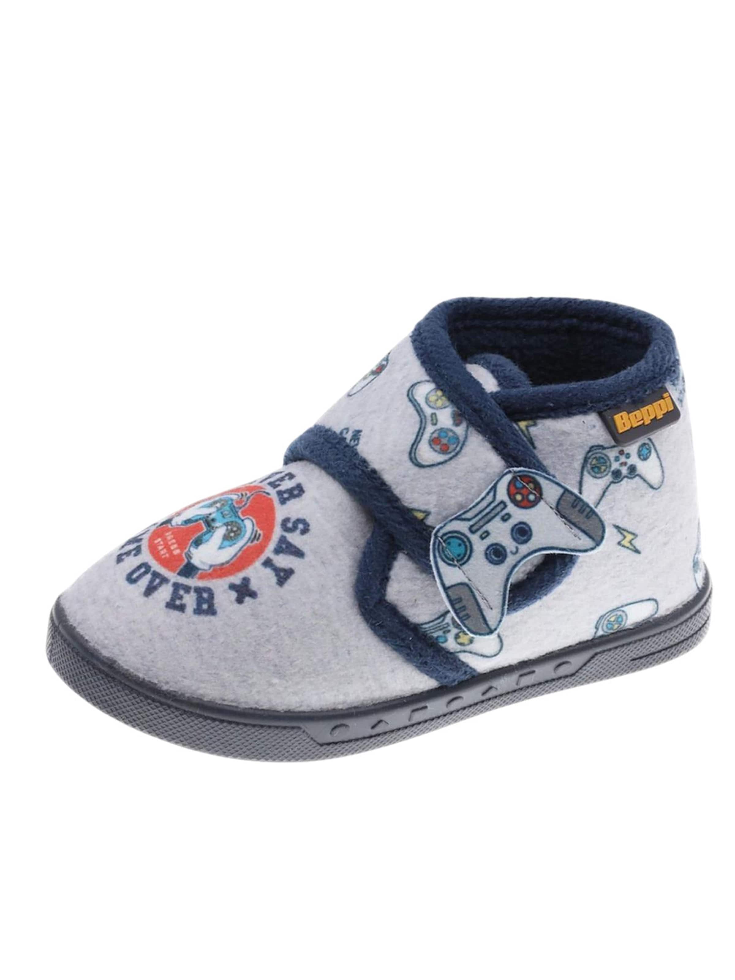 Pantoufle 'Indoor Shoe' Beppi en gris : devant