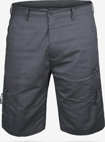 Regular Pantalon outdoor 'Valley' normani en gris : devant