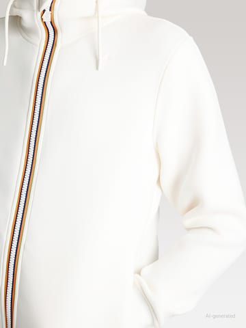 Giacca di felpa 'Rainer Spacer' di K-Way in bianco