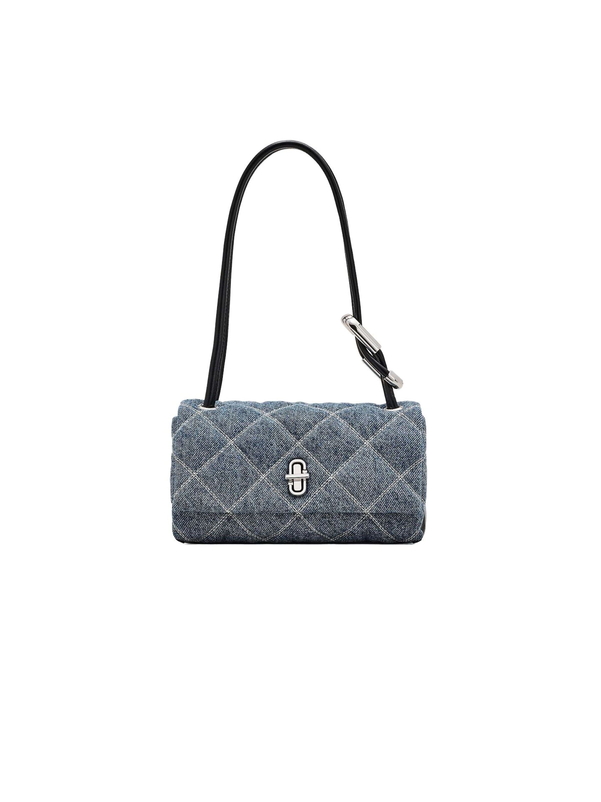 Borsa a spalla 'Mini Dual Shoulder' di Marc Jacobs in blu: frontale