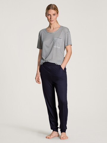 CALIDA Tapered Broek in Blauw