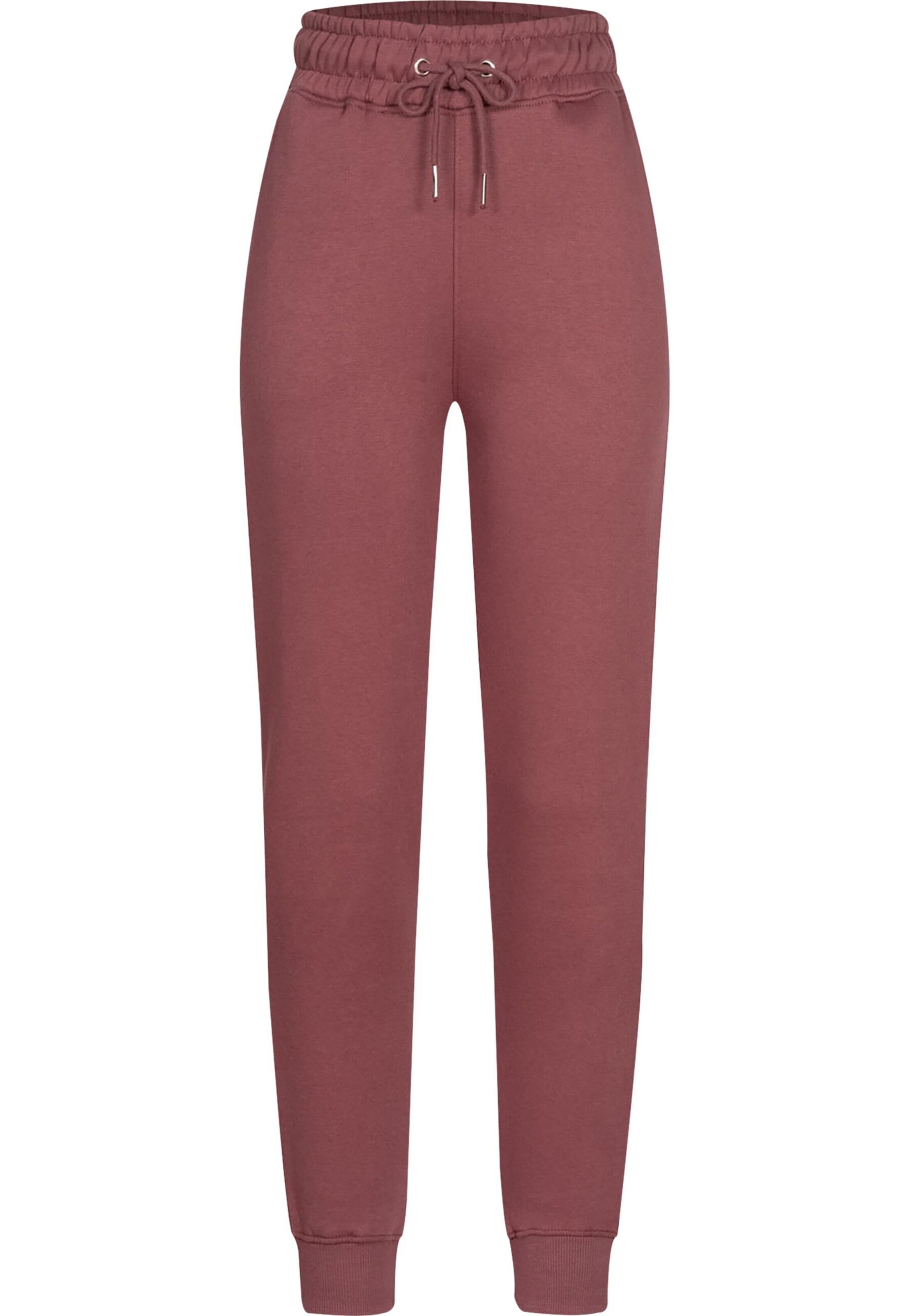 Cloud5ive Tapered Workout Pants in Brown: front