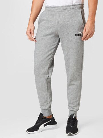 PUMA Дънки Tapered Leg Спортен панталон в сиво: отпред