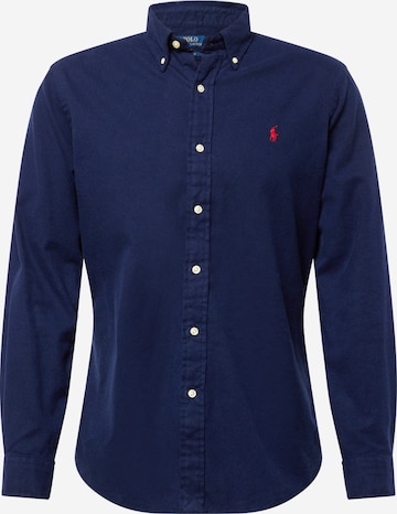 Polo Ralph Lauren Regular Fit Skjorte i blå: forside