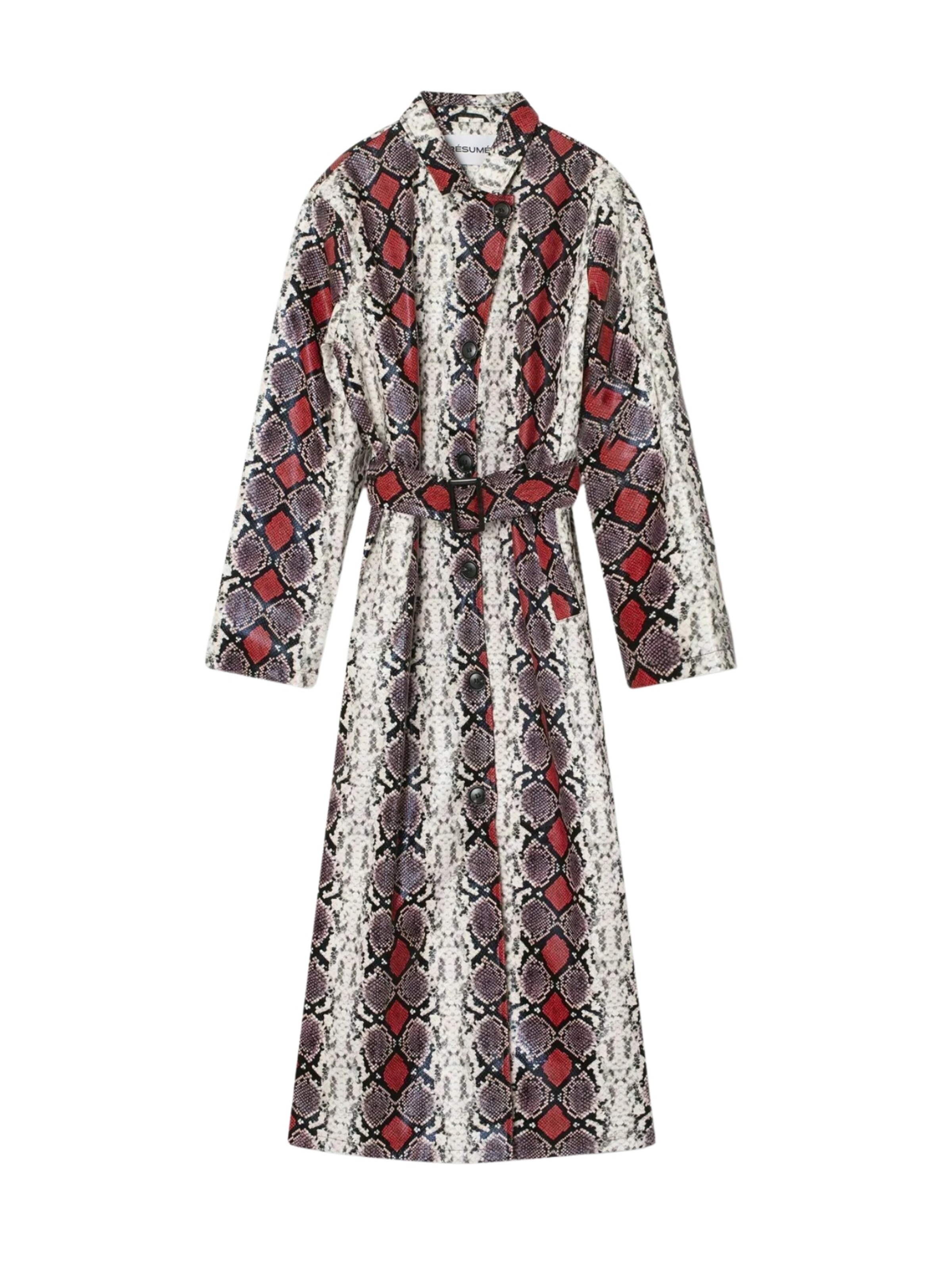 Résumé Winterjas ' FunzoRS ' in Rood: voorkant