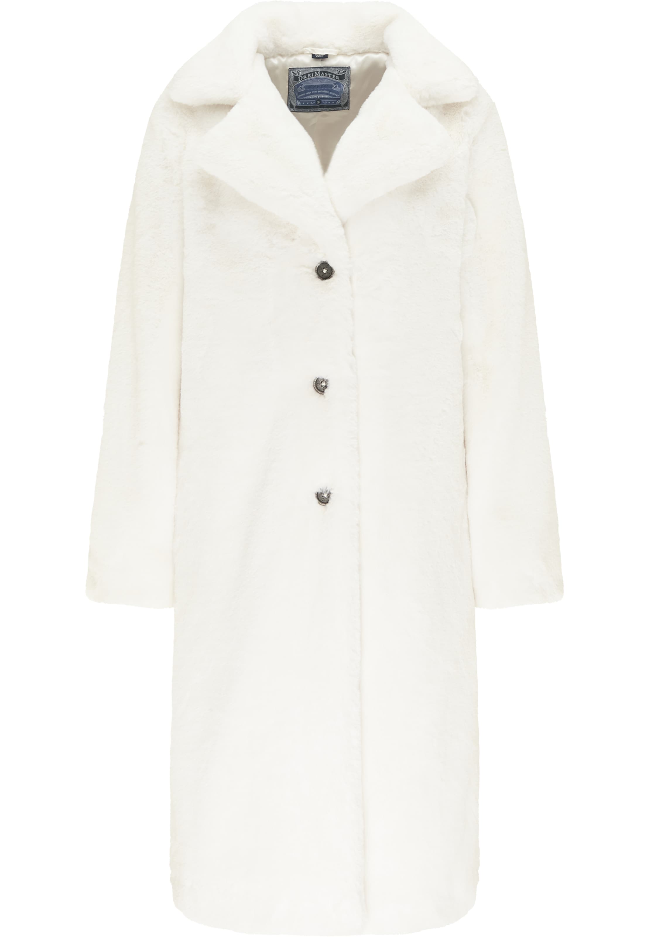 DreiMaster Vintage Prehoden plašč | bela barva: sprednja stran