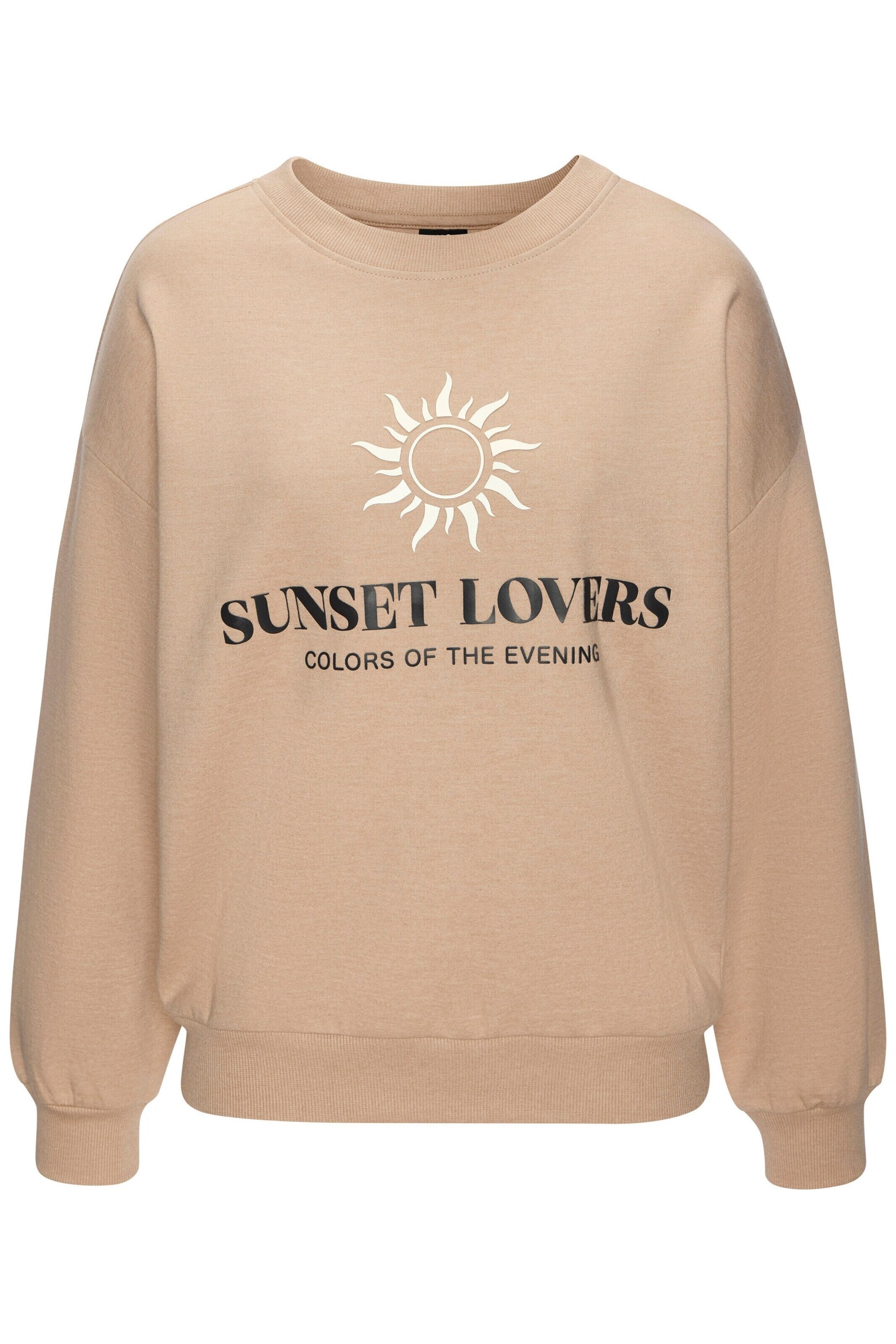 H.I.S Sweatshirt in Beige: Vorderseite
