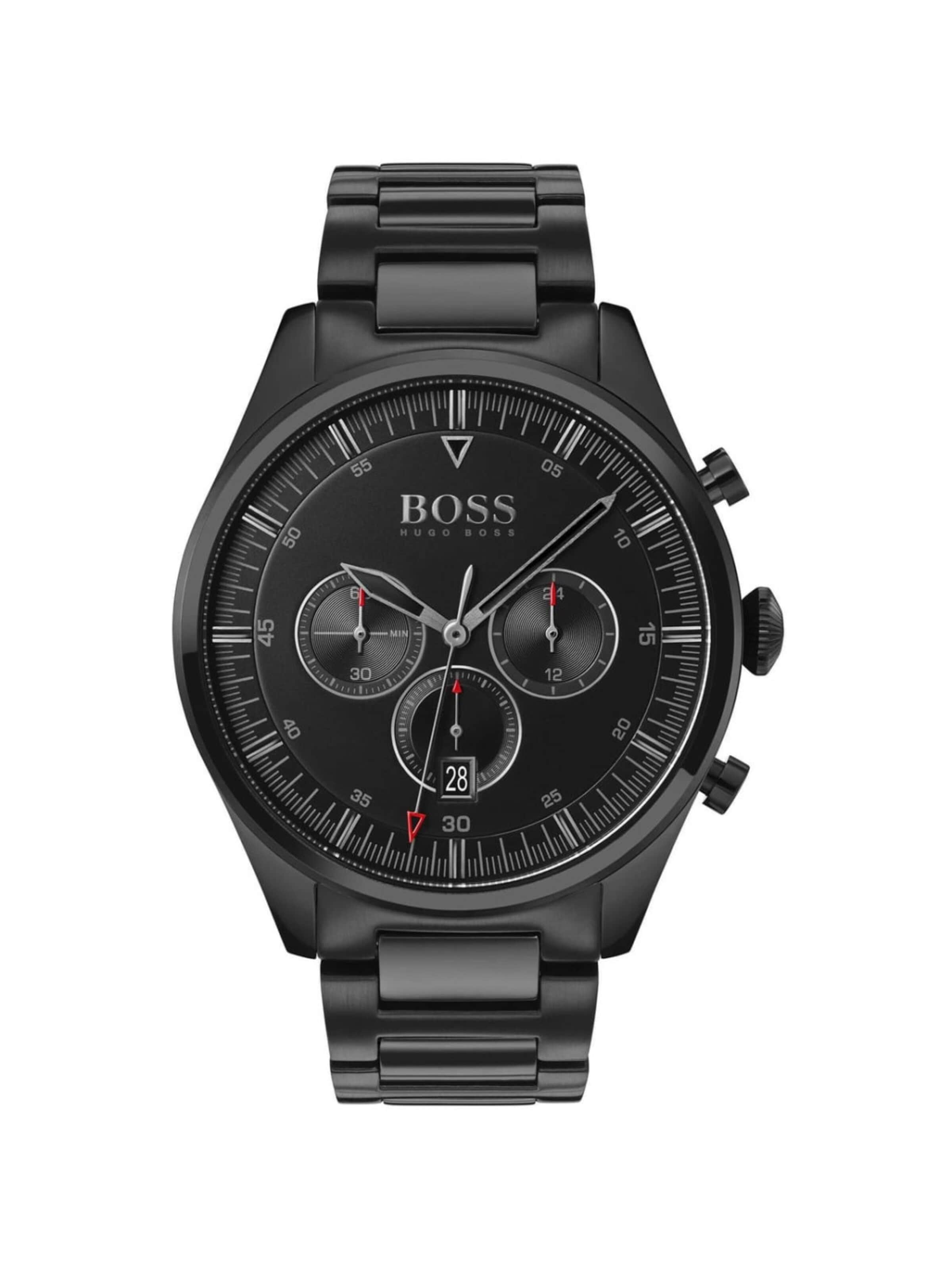 HUGO BOSS - Reloj analógico 'Montre Homme Hugo Boss Pioneer Chronograph 1513714' en negro: frente