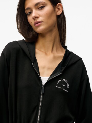 Veste de survêtement 'Rue St-Guillaume' Karl Lagerfeld en noir