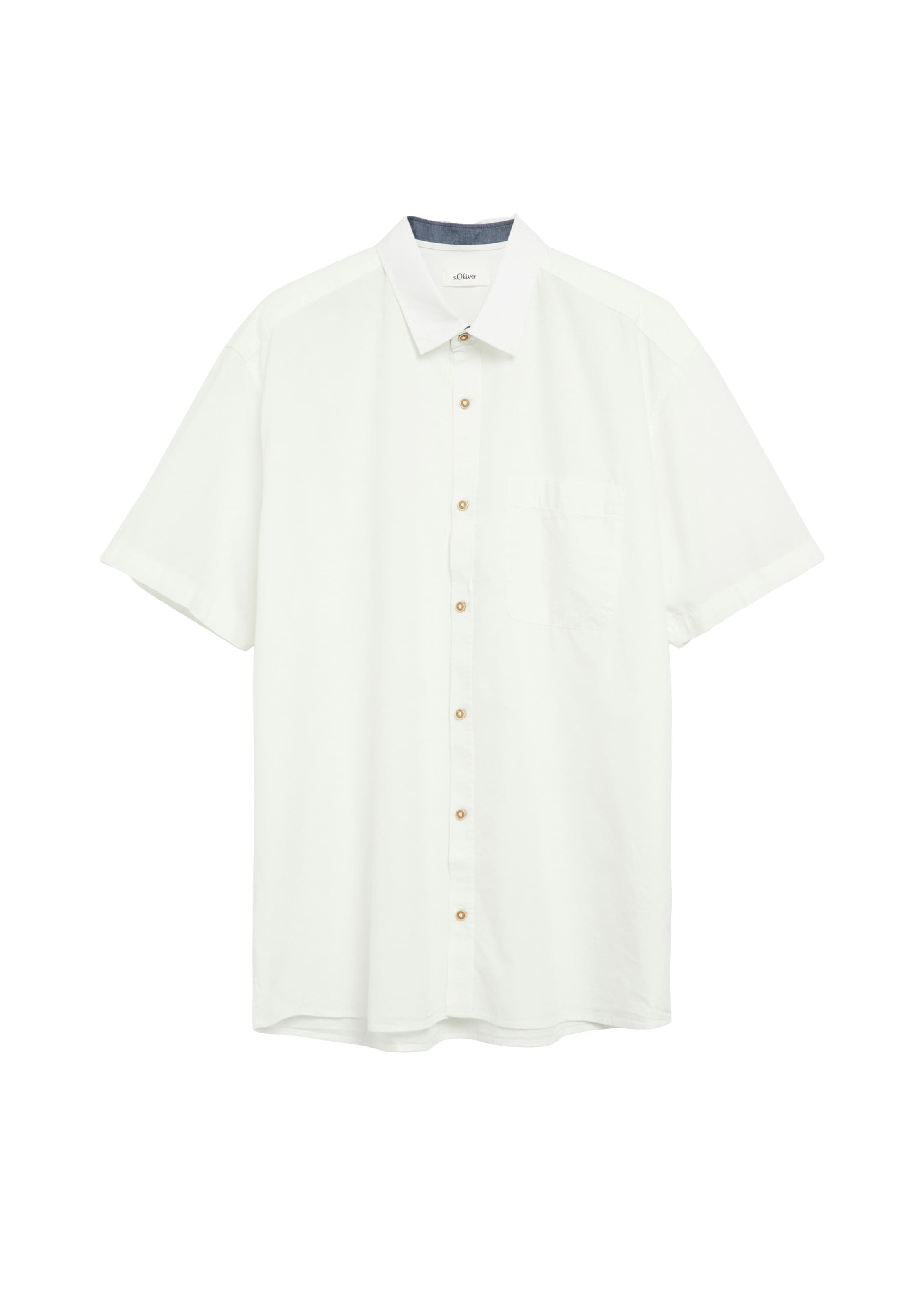 s.Oliver Hemd in Beige: Vorderseite