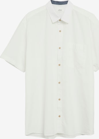 s.Oliver Hemd in Beige: Vorderseite